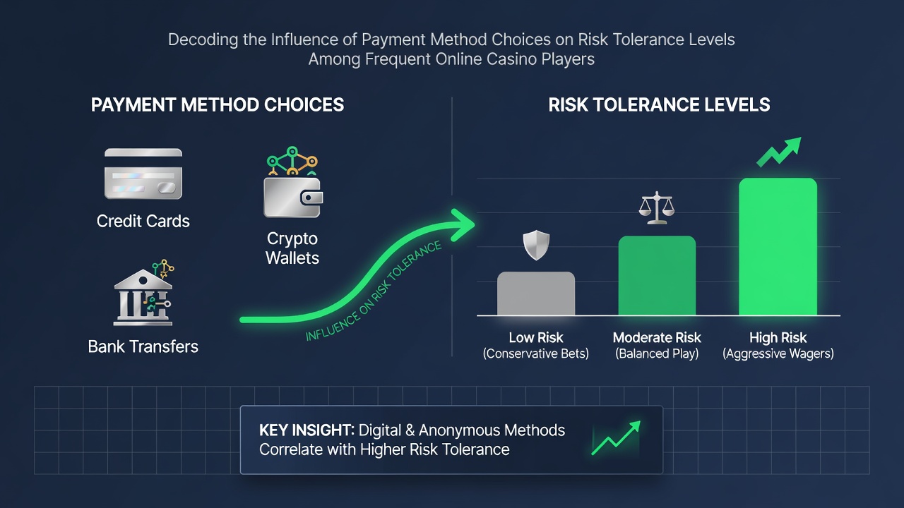 Data visualization showing correlations between payment methods and player wager patterns