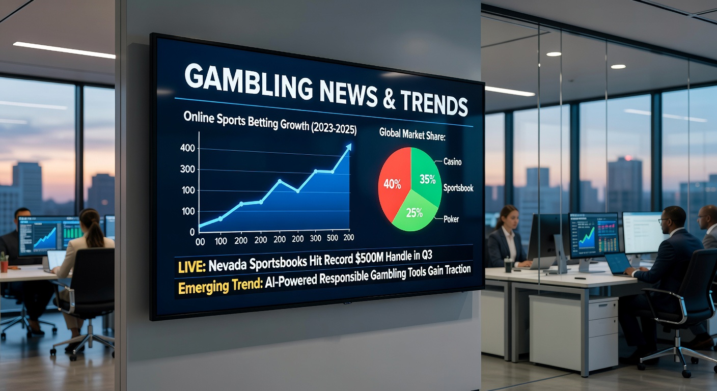 Chart showing projected growth in the global online gambling market from 2025 to 2031